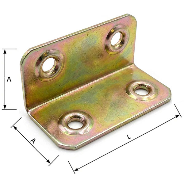 MINUTEX Piastre Giunzione 4 Fori Piegate MM 20X40X1 Zincate CONF.PZ4 - MINUTEX - Immagine 2